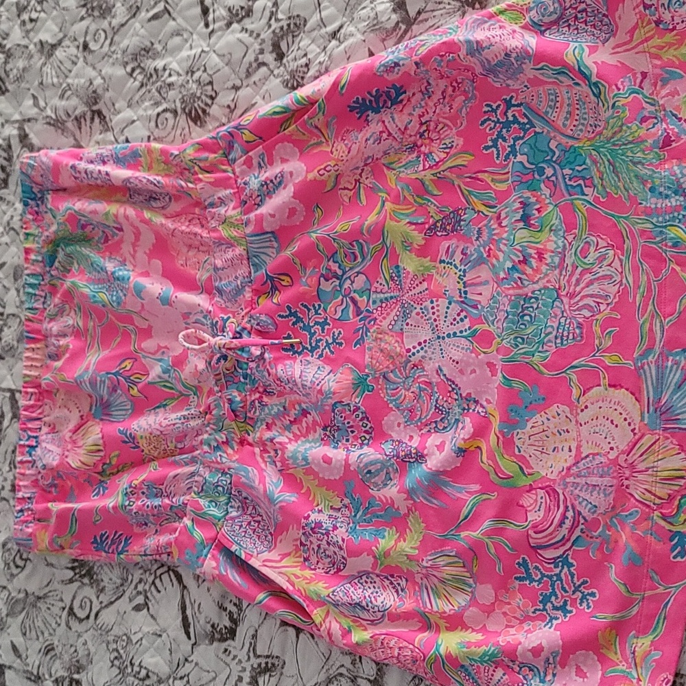 Lily pulletzer swim cover or strapless cute casual dress